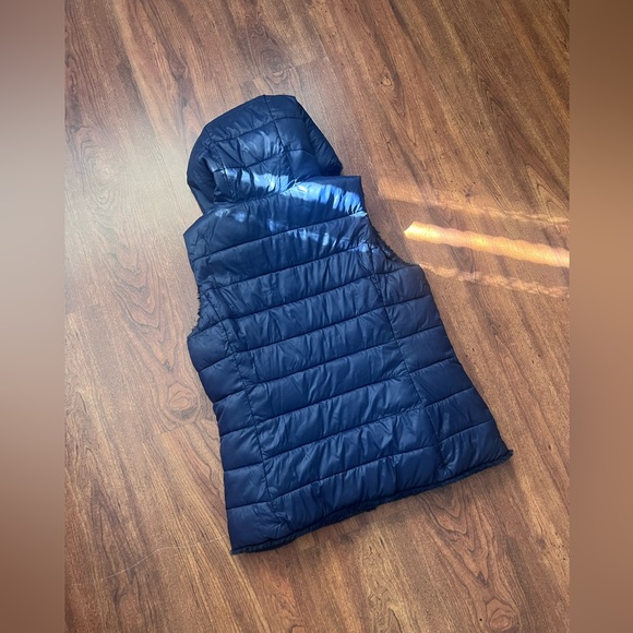 Double sided New York and Company navy blue vest - Picture 4 of 5